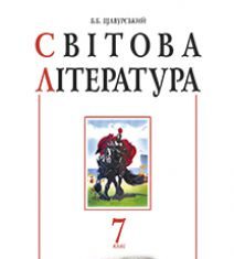 Підручники для школи Світова література  7 клас           - Ніколенко О.М.
