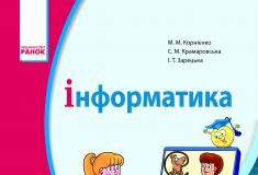 Підручники для школи Інформатика  4 клас           - Корнієнко М. М.